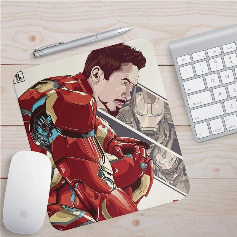 

Disney Captain America Cartoon Mouse Pad PC Computer mat gaming Mousepad Rug Anti-Slip Thickened Gamer Mat Accessories