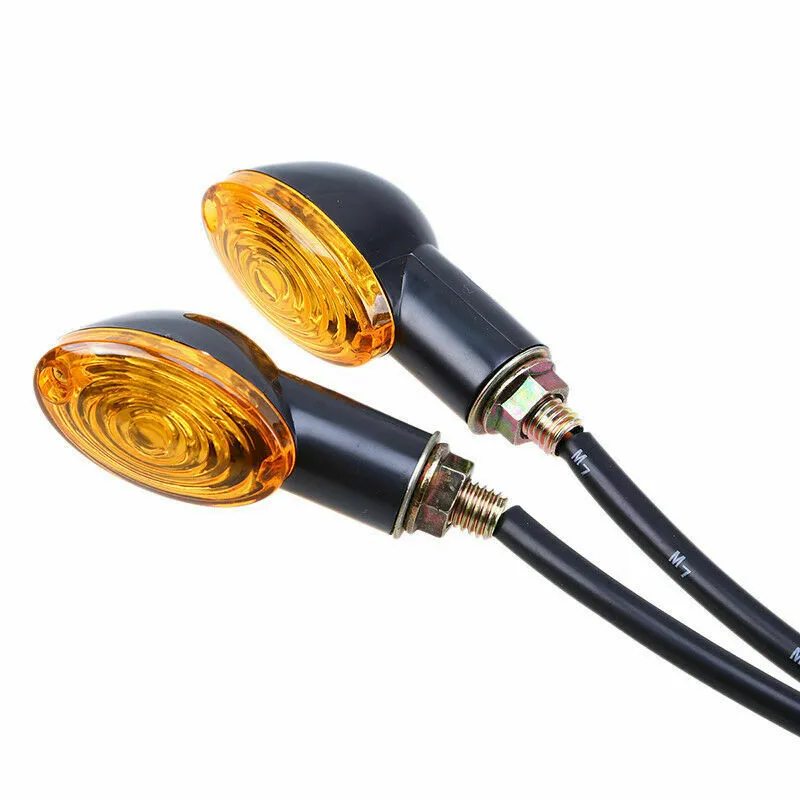 

Universal Lights Turn Signal Accessories Amber Blinker Lamp Motorcycle