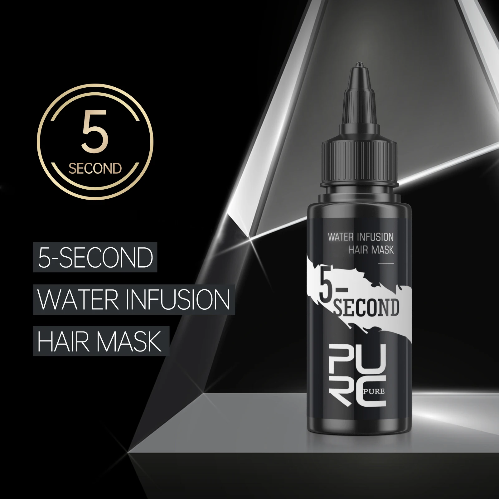 PURC 5-second Water Infusion Hair Mask Repair Frizz Smoothing Keratin & Scalp Treatment for Care 60ml | Красота и здоровье