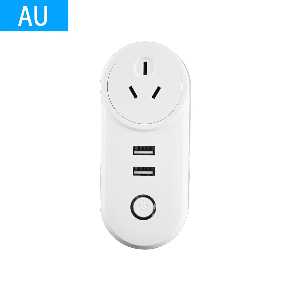 Умный дом ZIGBEE 3,0, Wifi розетка, Интеллектуальный переключатель, 2 USB порта, 100-240 В, разъем голосового управления, работает с SmartThing Wink Echo Plus
