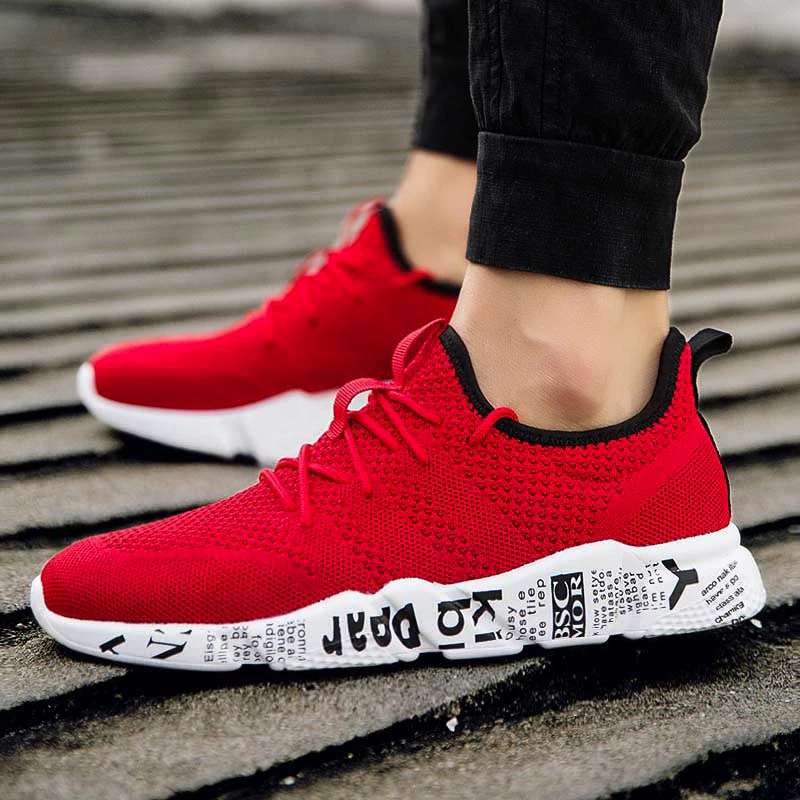 Тканая мужская повседневная обувь дышащая Tenis Masculino zapatos hombre Sapatos Уличная мужские