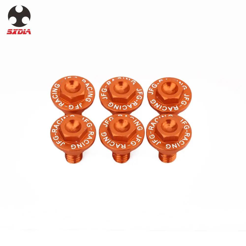For KTM SX XC EXC XCW 125 150 250 300 350 450 530 Motorcycle Fork Guard Front Rear Fender Number Plante Radiator Bolts Screws | Автомобили