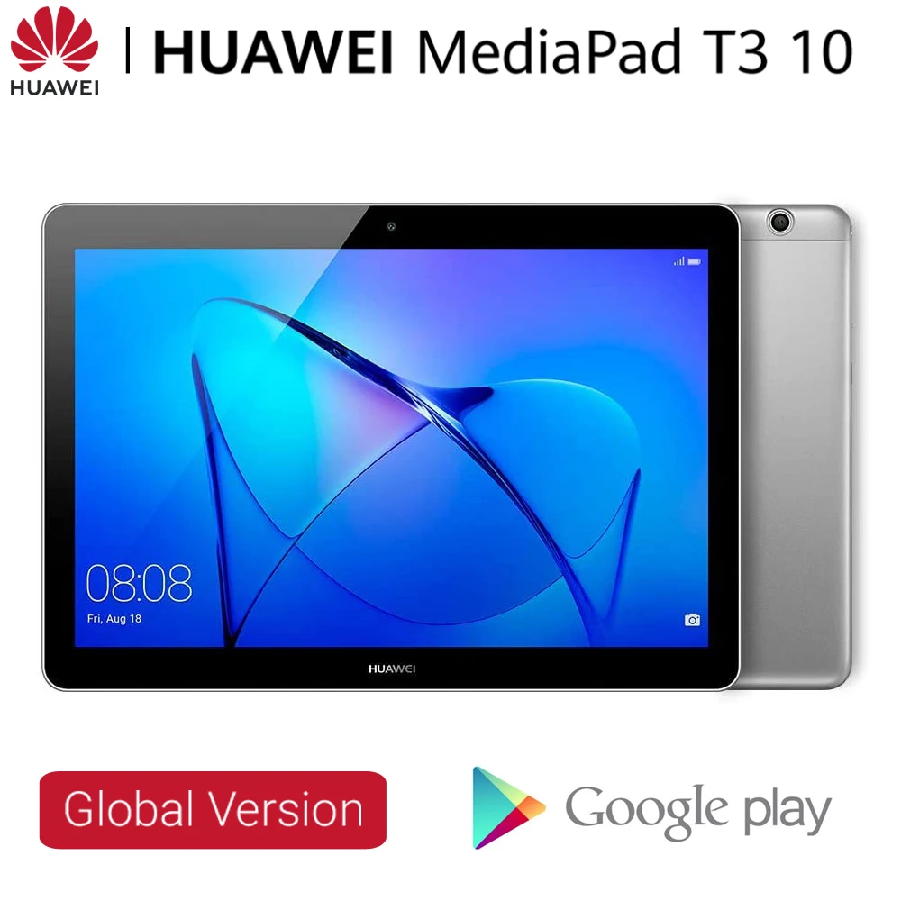 Планшетный HUAWEI Mediapad T3 10 32 ГБ айпад планшет huawei IPS дисплей 9 6 дюйма четырехъядерный