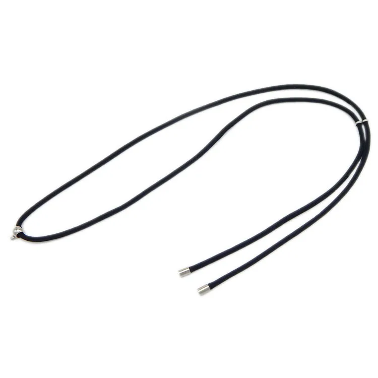 

50Pcs Stainless Steel Double Donut Spacer Beads Ring Round Leather Cord Rope Two Hole Welded Soldered Findings