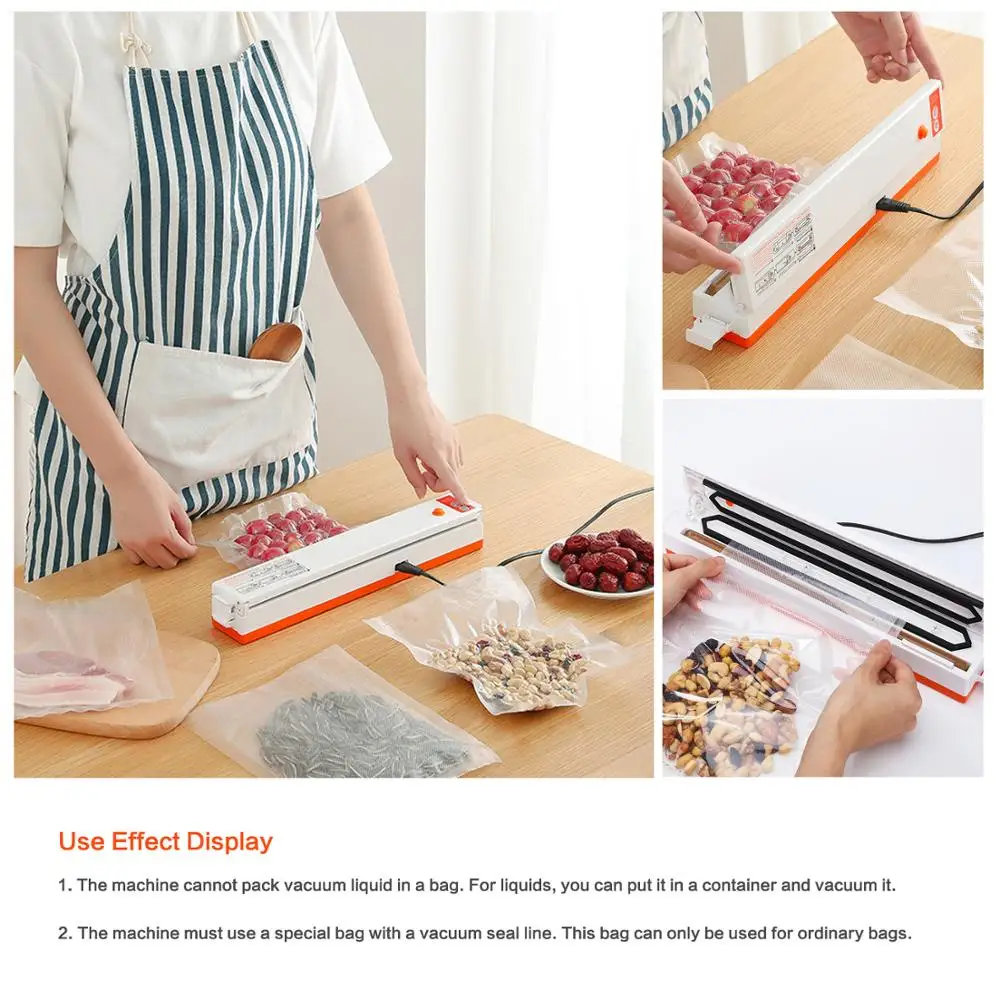 Бытовой пищевой вакуумный упаковщик упаковочная машина пленочный включает 220
