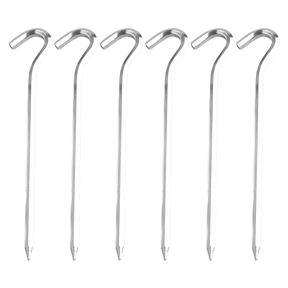 

6 шт. полезные наружные гвозди для палатки, наземный тент, практичный инструмент для кемпинга