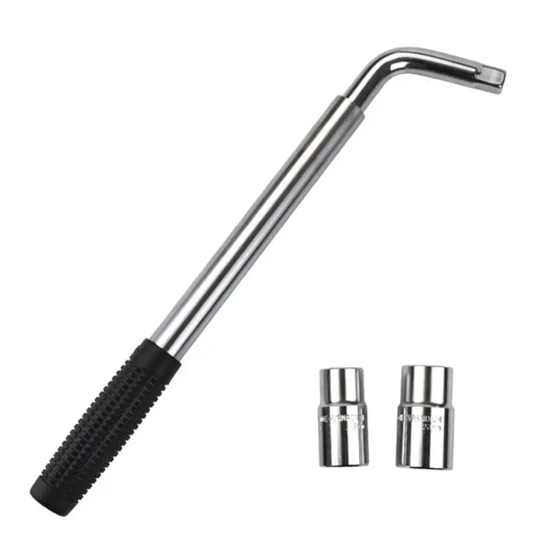 

Adjustable Extendable Wheel Lengthened Socket Wrench Lugs Tire wrench Brace Tire Changing Tool Set for removing Spare Tires