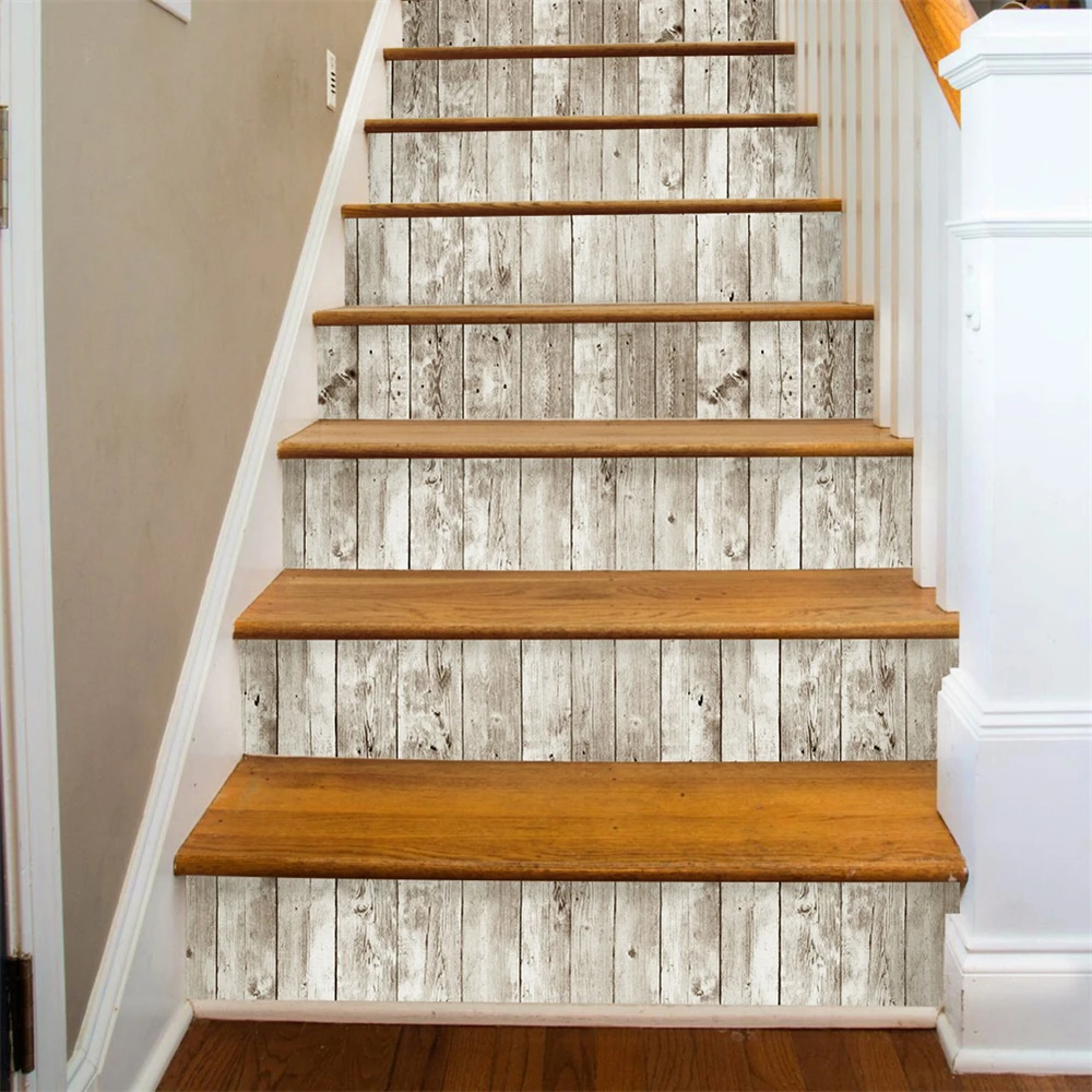 Самоклеящиеся съемные винтажные деревянные обои и наклейки водонепроницаемые