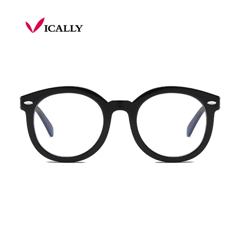 Оправа для очков унисекс с защитой от синего света в винтажном стиле круглыми