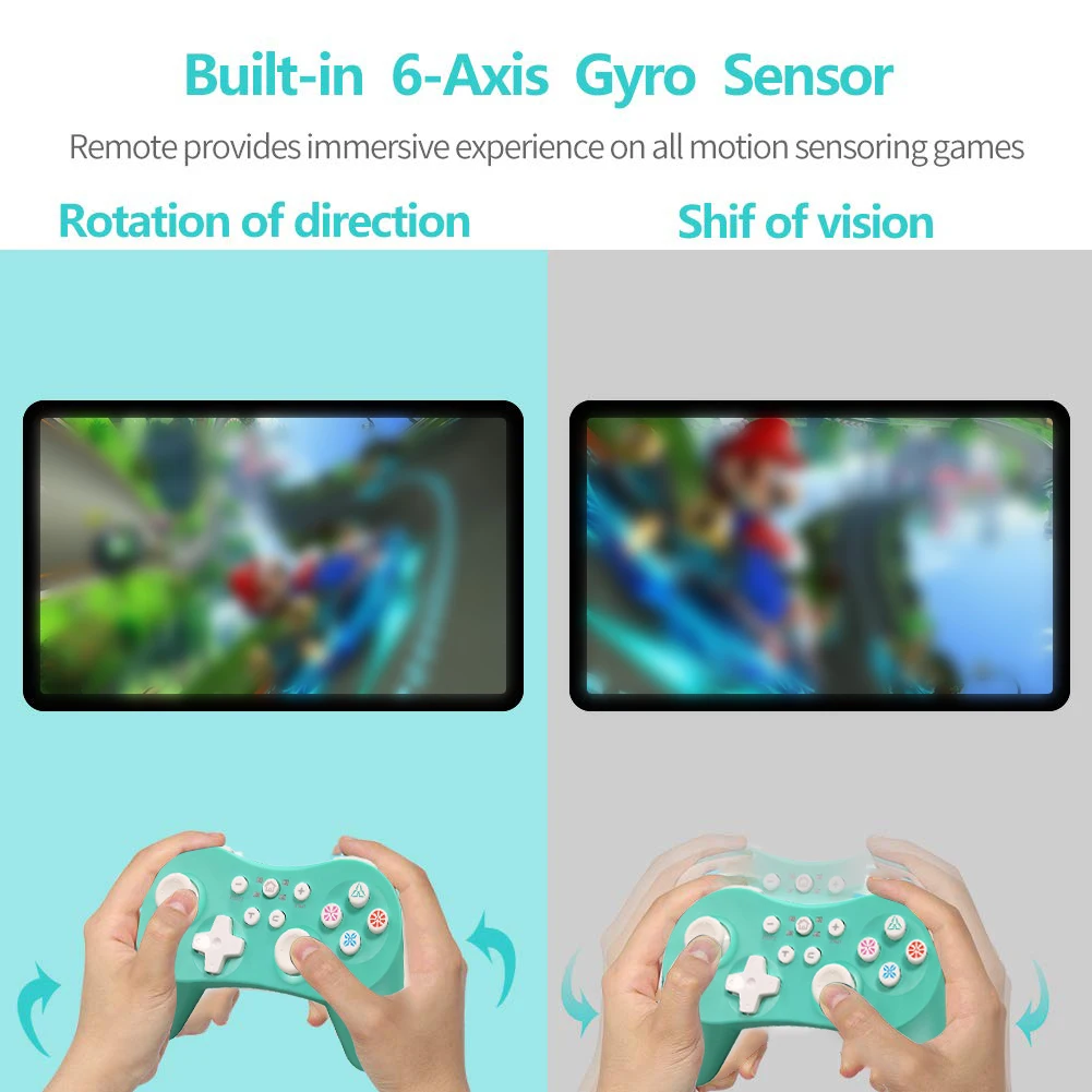 Беспроводной Bluetooth джойстик для консоли Switch Pro 4 цвета|Геймпады| |