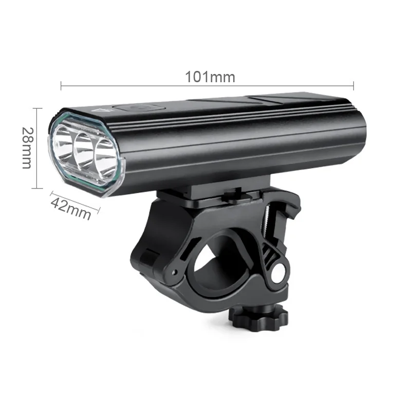 

WasaFire Bike Front Light Rainproof USB Rechargeable Bicycle Light 1200lm Cycling Headlight LED 5200mAh Flashlight MTB Bike Lamp