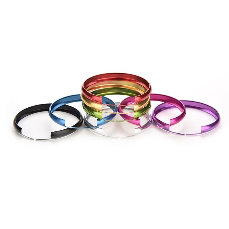 

High Quality 8 Color Keychain Metal Protective Ring Decoration Ring Mini Cooper SMart Key