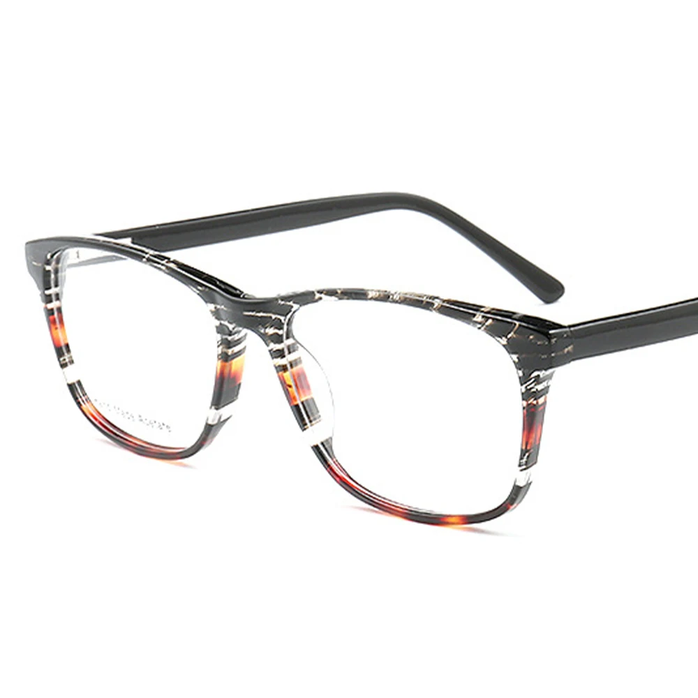 

80126 ацетатная квадратная оправа для очков ручной работы для мужчин и женщин Модные оптические компьютерные очки