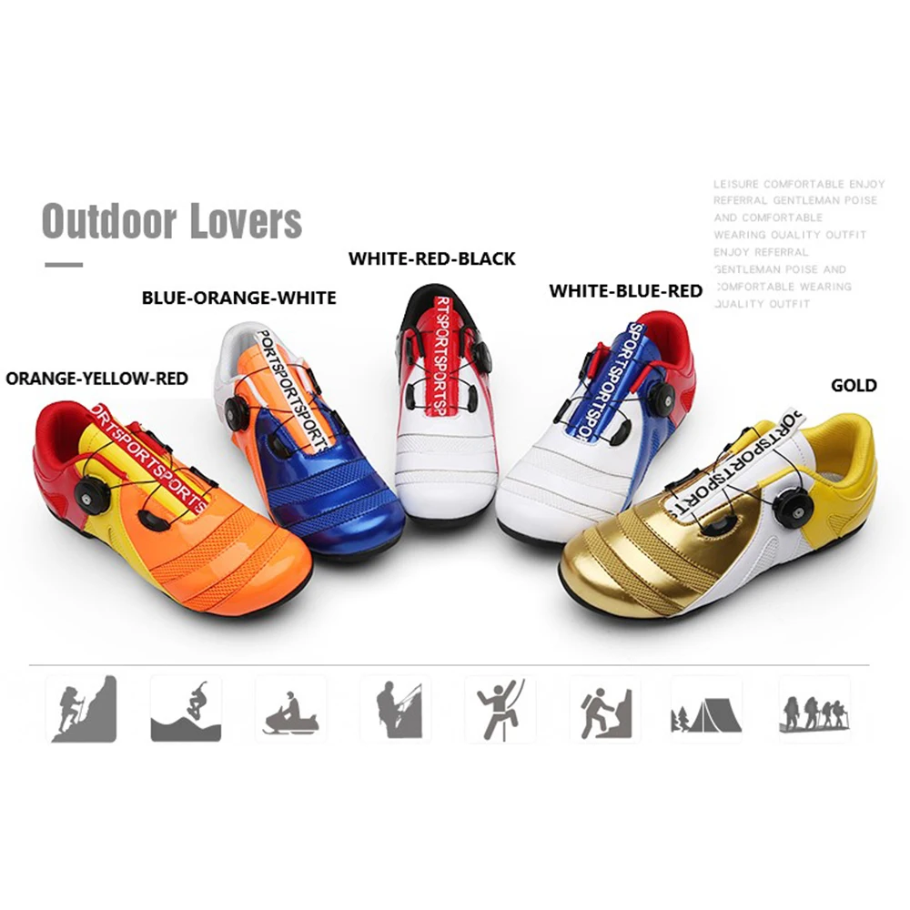 Новинка обувь для горного и шоссейного велосипеда с автоблокировкой