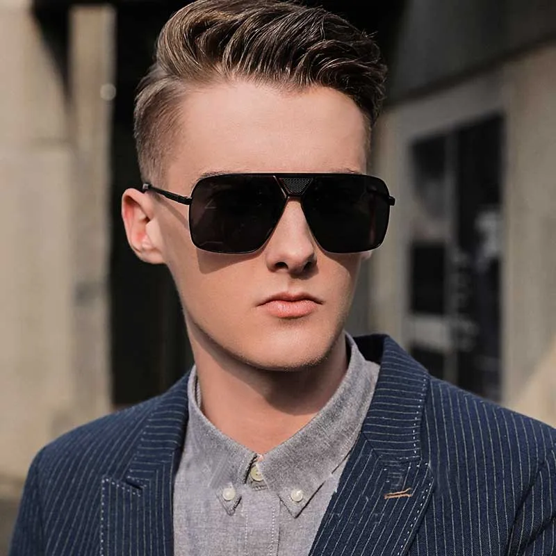 

Солнцезащитные очки Мужские поляризационные в металлической оправе, UV400