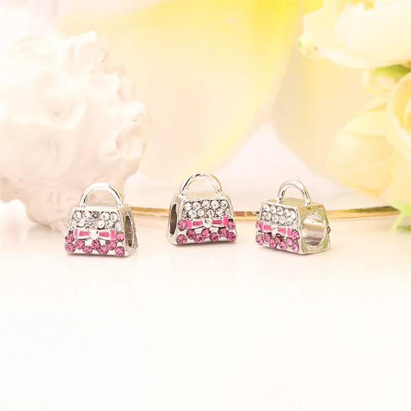 1 шт. Новый розовый кролик Божья коровка зонтик сумка кулон подходит для