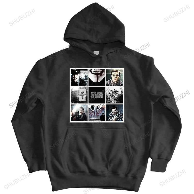 

Мужские хлопковые толстовки shubuzhi пуловер популярный Готэм Джокер эстетика Джером Валеска унисекс Camiseta унисекс Толстовка Свободное пальто