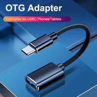 usb type c to usb adapter otg cable micro usbc male to female wire for macbook pro samsung s21 xiaomi 11 9 huawei tipe convertor