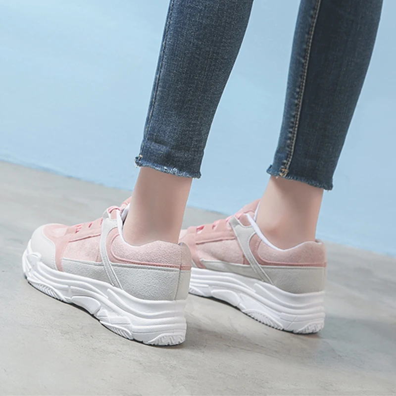 FUJIN/Брендовая женская повседневная обувь Сезон весна-осень Женские кроссовки на