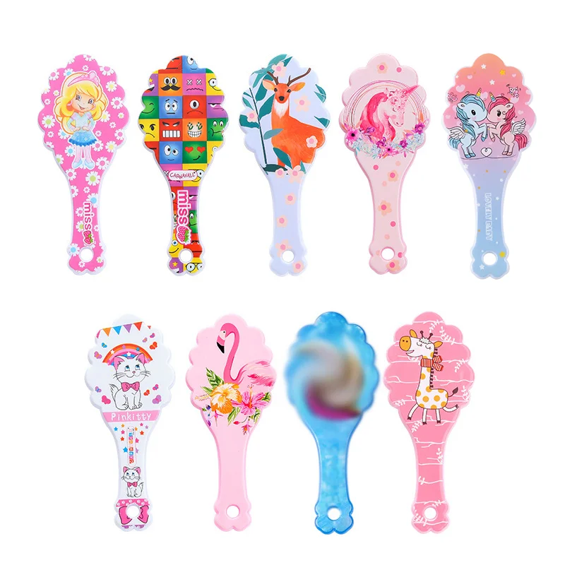 

Cartoon Hair Comb Haircare Styling Detangling Hair Brush Anti-knotted Reduce Hairloss For Girls&Doll Play Barber Tool