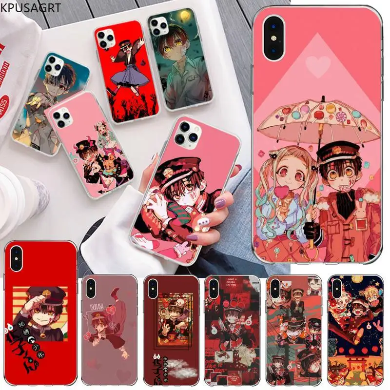 Чехол для телефона KPUSAGRT с аниме унитазом Hanako kun iphone 12 pro max 11 XS MAX 8 7 6 6S Plus X 5S SE 2020