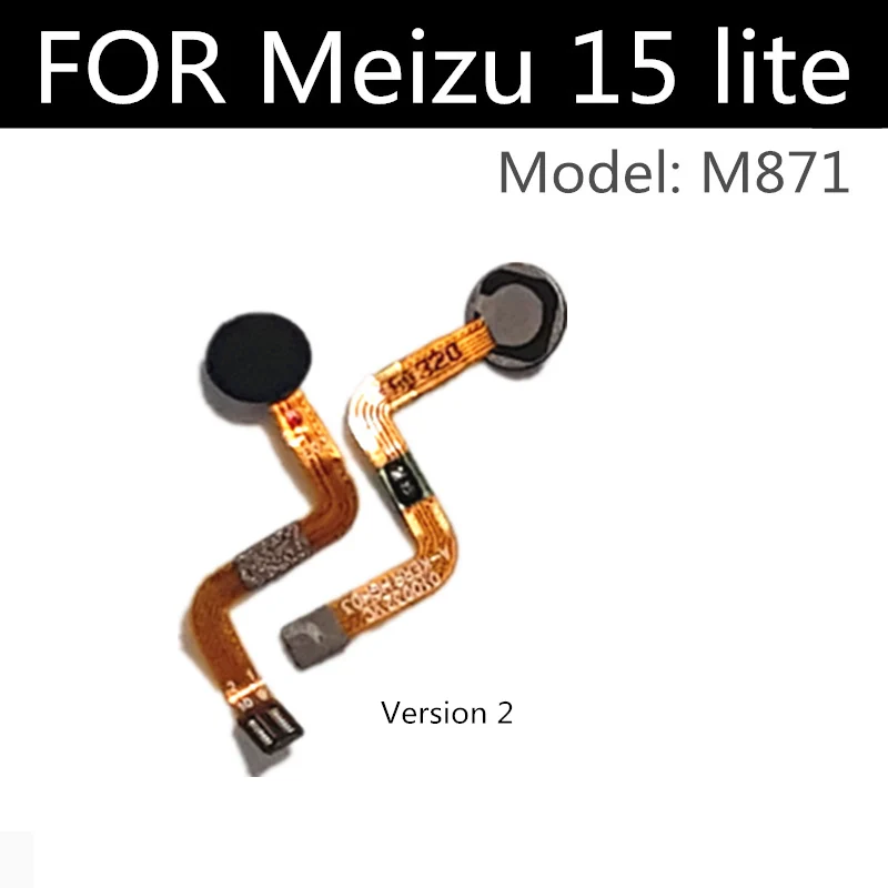 Для Meizu 15 Lite Fingerprint гибкий кабель для Meizu 15 Plus задняя кнопка домой датчик отпечатков пальцев гибкий кабель Запчасти