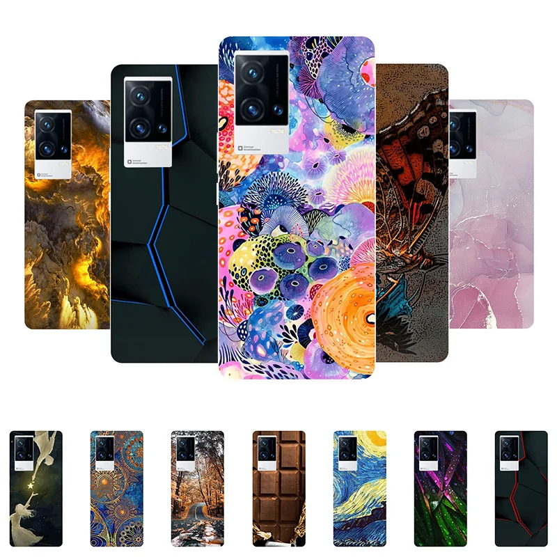 

For Vivo IQOO 8 Pro Case Phone Cover Soft Silicone Colorful Back Case For Vivo Iqoo 8 Case TPU Fundas for Iqoo8 Iqoo 8Pro