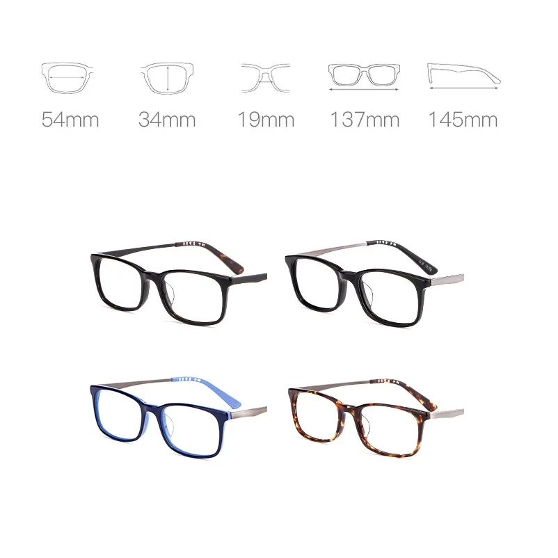 Zerosun оправа для очков мужские ацетатные очки Черепаховые синие рецепта