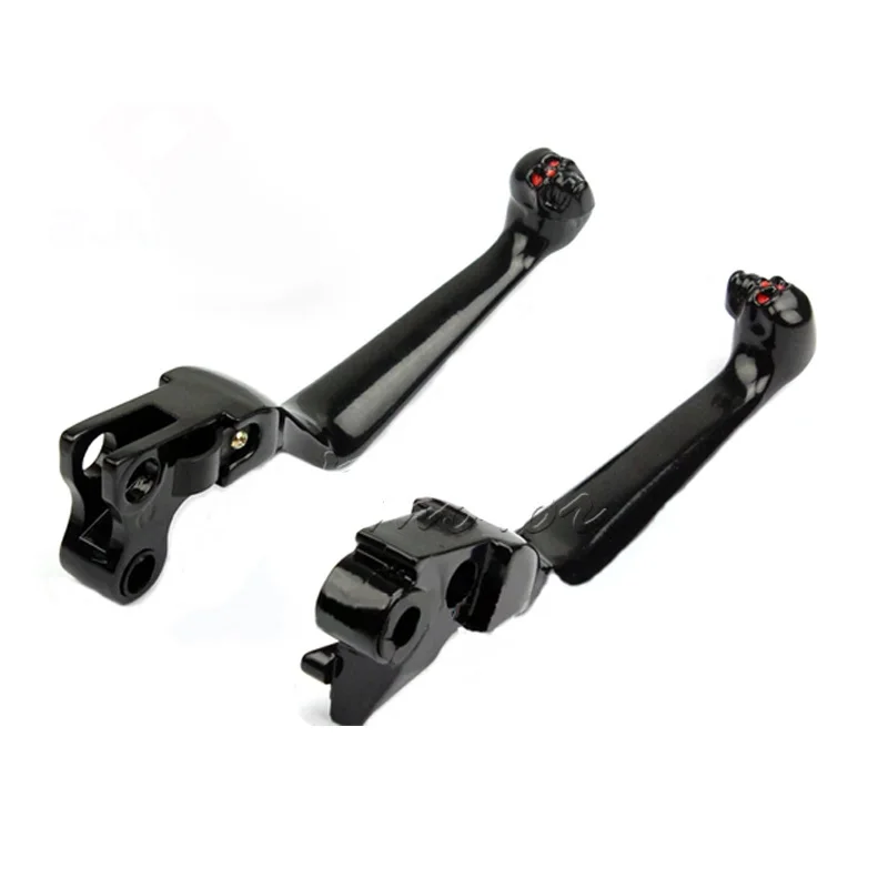 Тормозной рычаг сцепления для мотоцикла с черепом Harley Davidson SoftailXL Sportster 883 1200 FXDWG Dyna