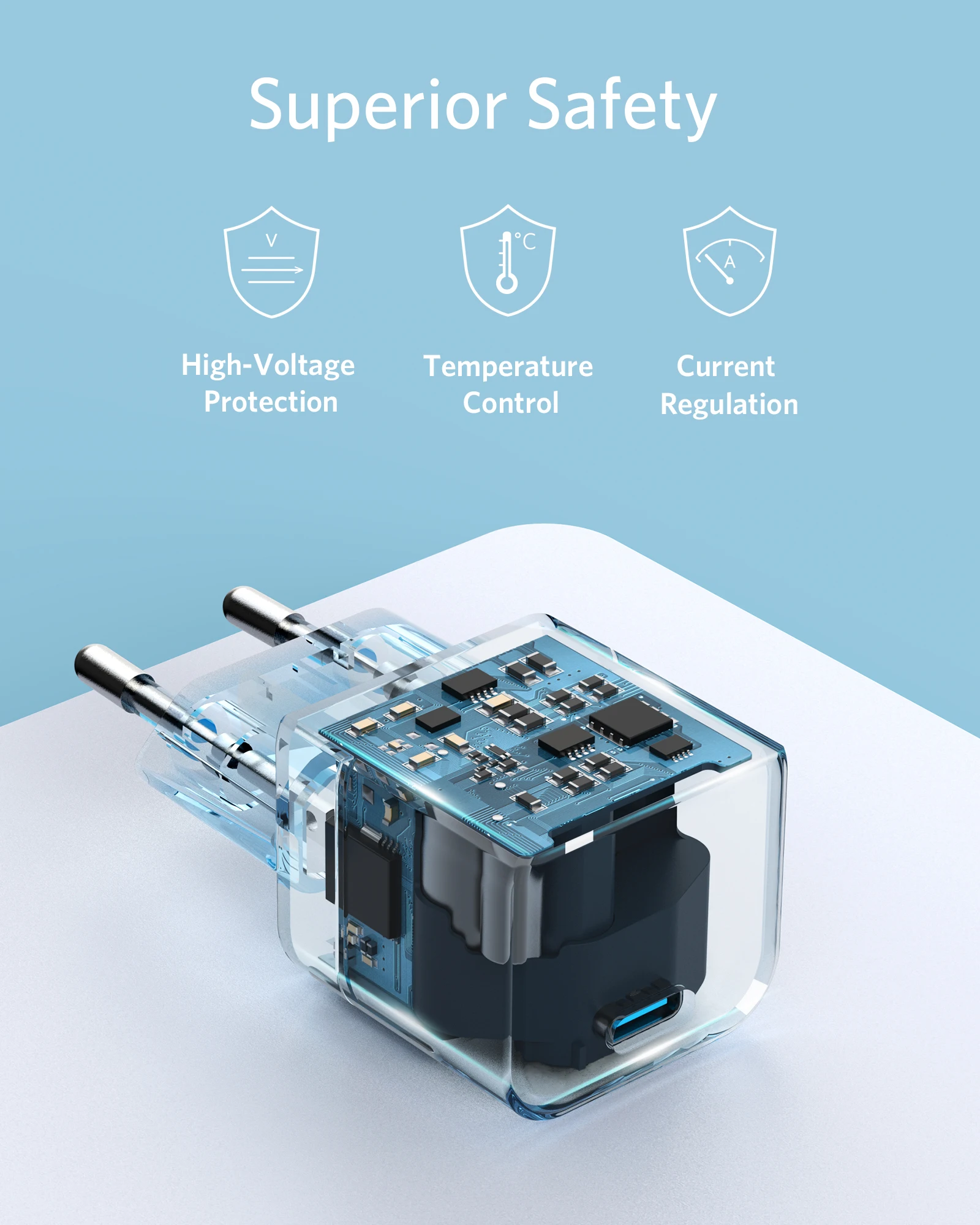 usb charger for iphone 12 anker 20w fast charger powerport iii 20w cube phone charger for iphone 11 usb c for huaweifor xiaomi free global shipping