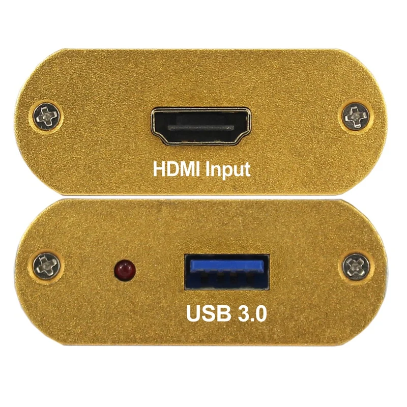 

Capture Card HDMI to USB3.0 Capture Box Driver-Free Game Video Capture 1080P Loop Output Capture