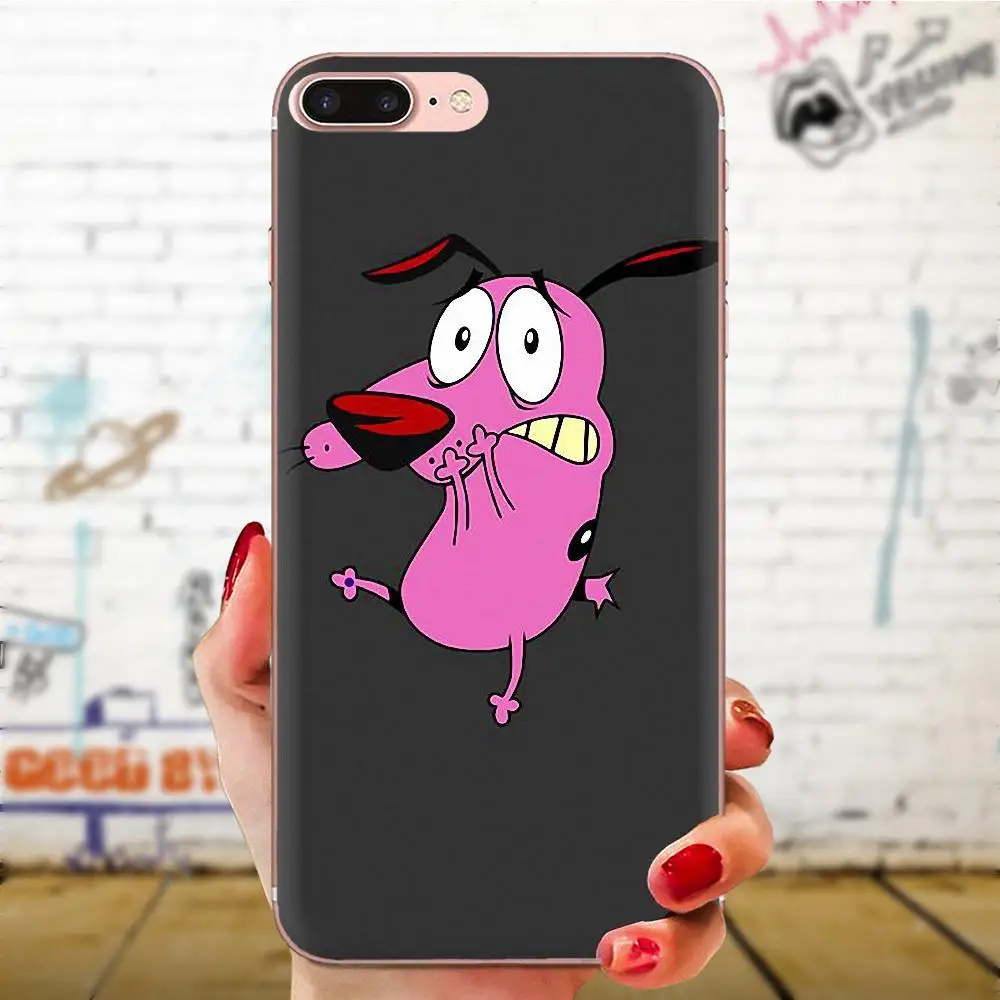 Смелая трусливая собака для huawei P7 P8 P9 P10 P20 P30 Lite Mini Plus Pro Y9 Prime P Smart Z 2018 2019 TPU