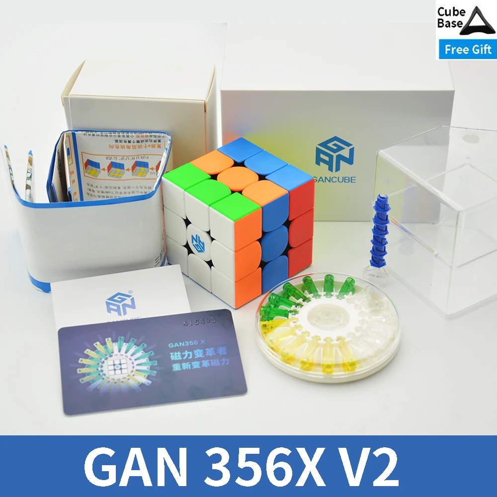 Gan 356 X Магнитный GAN356 V2 3x3x3 скоростной куб 356x Профессиональный волшебный 356x3x3