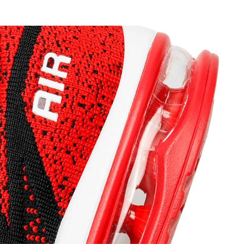 Men's Running shoes fashion Breathable sports Knitted Hollow chunky Sneakers for Men Air Non-slip tenis masculino |