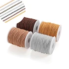 25 м 2 2,5 5,8 мм позолоченное ожерелье панк о Длинная цепочка открытые звенья цепи для DIY ювелирных изделий фурнитура ручной работы