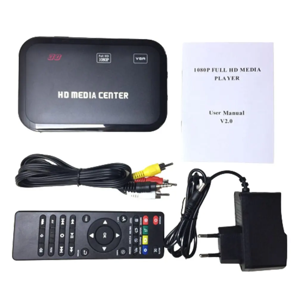 

Плеер 5 шт./компл. 1080P Full HD 3D медиаплеер HDD HDMI-совместимый центр с автоматическим циклированием рекламный плеер