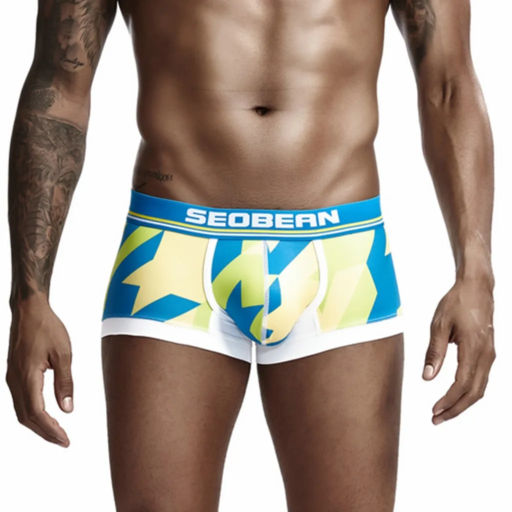 Горячее Мужское нижнее белье мужские боксеры трусы для мужчин комфортные