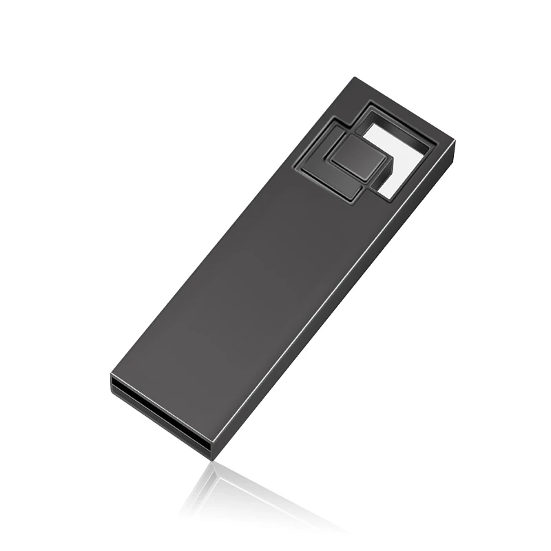 Модный USB флеш-накопитель, 4 ГБ, 8 ГБ, 16 ГБ, флеш-накопитель, 16 ГБ, 32 ГБ, 64 ГБ, флеш-накопитель, металлическая карта памяти, портативный u-диск, подарок с кольцом для ключей