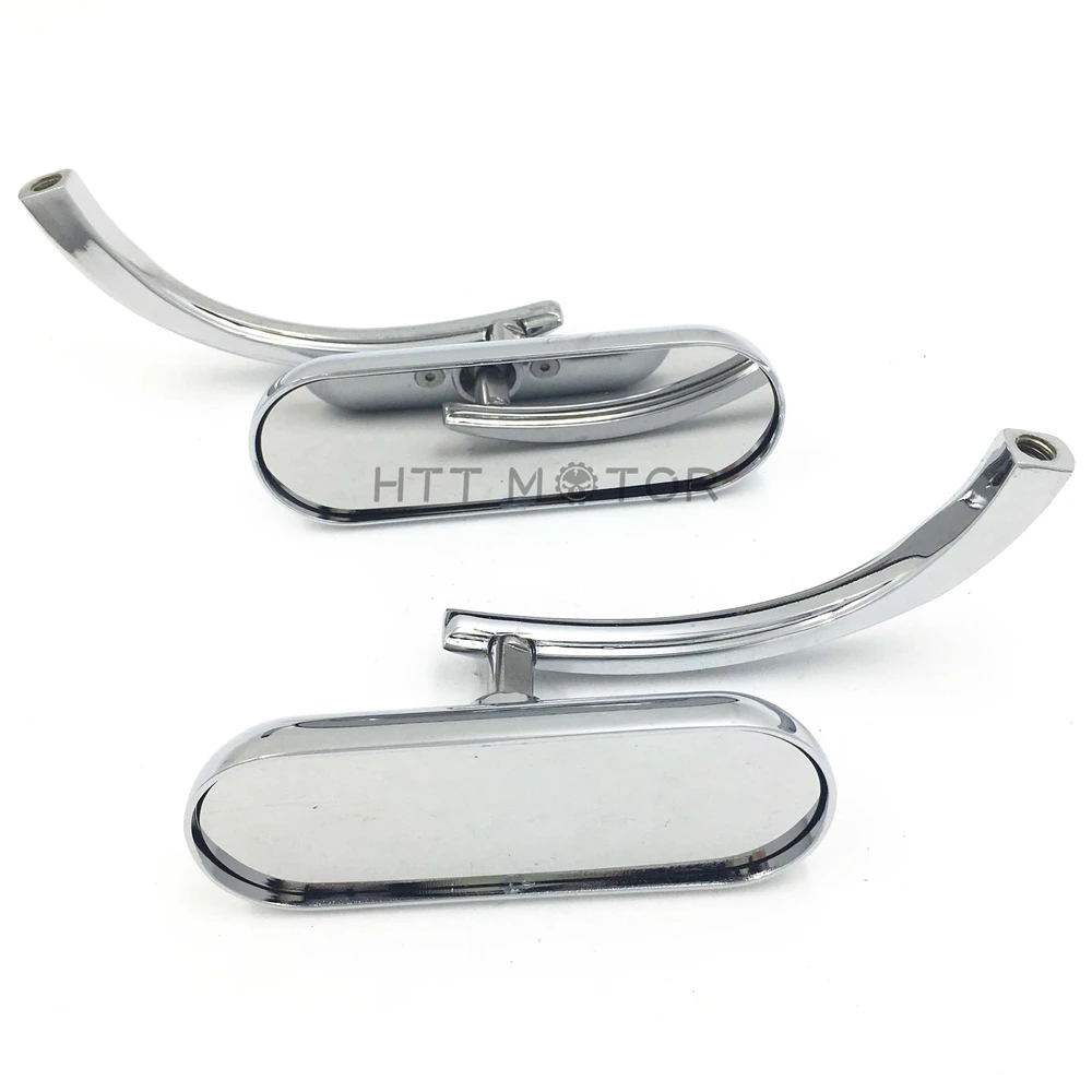 Запчасти для мотоциклов хромированные овальные зеркала harley yamaha Suzuki Savage Intruder