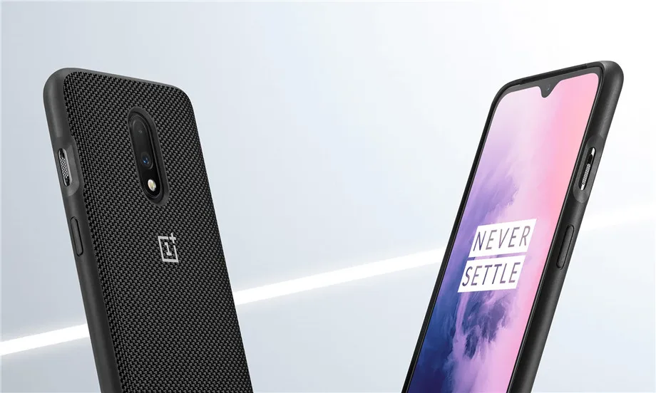 Официальный OnePlus 7 Oneplus 7 Pro 7T 7T Pro защитный чехол Karbon из углеродного песчаника нейлоновый бампер чехол задняя крышка оболочка