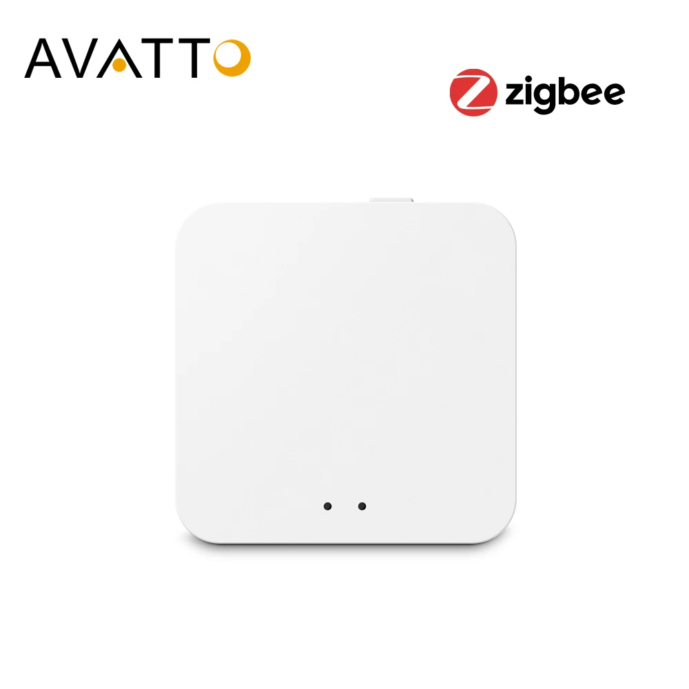 AVATTO Tuya Zigbee & Bluetooth 2 in 1 Wireless Gateway Hub Smart Home Bridge APP Remote Controller Works with Alexa, Google Home