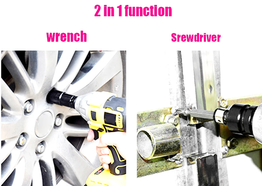 Литий-ионный беспроводной ударный гайковерт 18 в 588н. М крутящий момент 1/2 дюйма