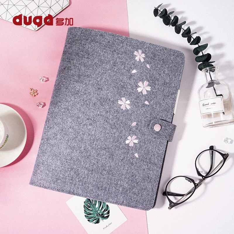 Фетровая Обложка для ноутбука офисная тетрадь B5 большой блокнот планировщик