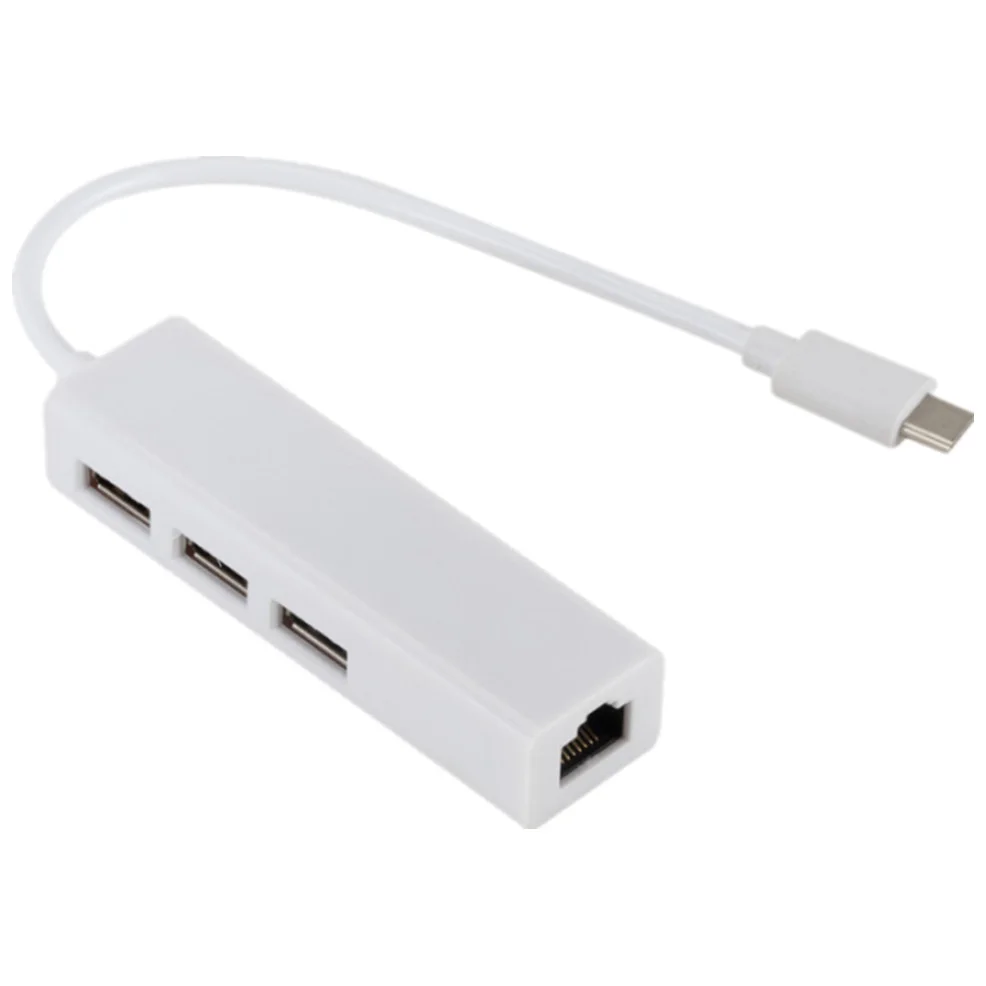 USB 3 1 Type c Порты и разъёмы для usb хаб RJ45 100 Мбит/с Ethernet Кабель адаптер Usb с разъемами