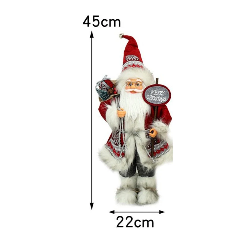 Кукла Санта-Клаус детские подарки украшения для окон рождественские | Дом и сад