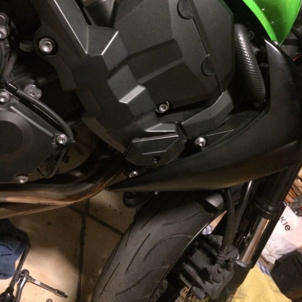 Чехол для защиты двигателя JAER слайдер Kawasaki Z800 2013 2016 Z750 2007 2014 Z1000 2009|Накладки и