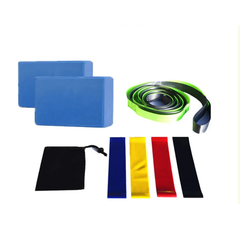 8 шт. набор оборудования для йоги цепь ромашки блоки растягивающийся пояс