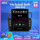 Автомобильный Радио мультимедийный плеер для Suzuki Swift 2005 2006 2007-2010 2007 2DIN Android 9,0 навигация WiFi Авторадио автомобильный DVD плеер