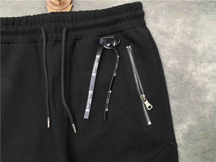 Новинка роскошные высокие брюки 19ss с изображением черепа монстра в полоску