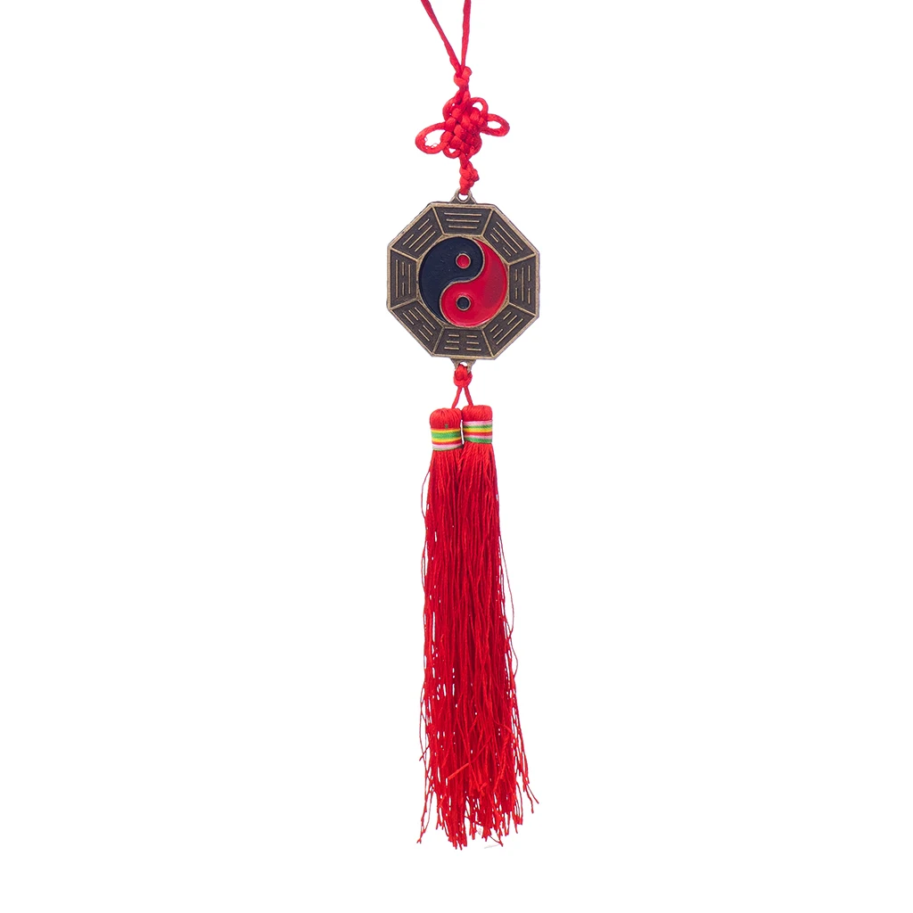 

Retro Chinese 5CM Bagua Bagwa Knot Tassel Pendant Home Outdoor Decoration
